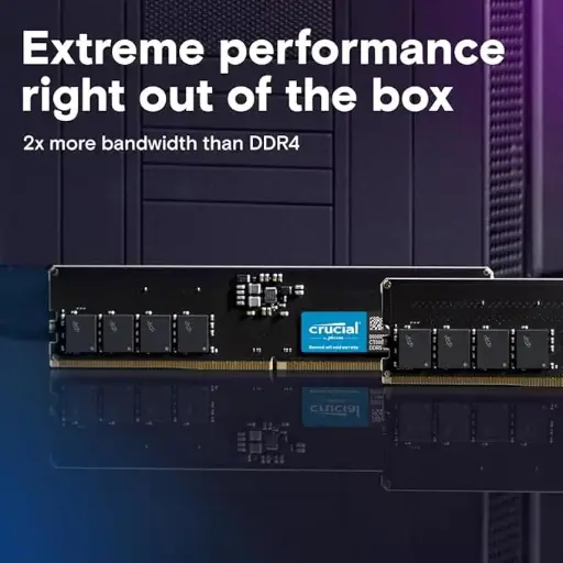 [NQ2108] Ram CRUCIAL DDR5  8GB 4800MHz PC Components