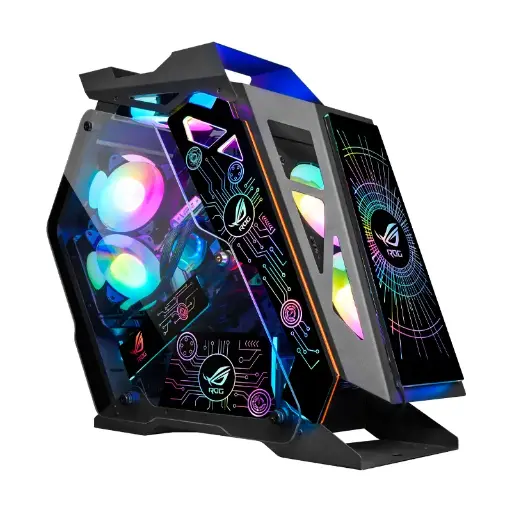 [NQ1465] Lovingcool RGB lc -55+blue Case Middle Tower MATX ITX