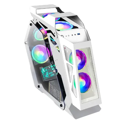 [NQ1467] Lovingcool RGB lc -68s+white  Case Middle Tower MATX ITX