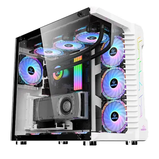 [NQ1450] Lovingcool Case UFOIII  White  ATX/M-ATX Gaming PC Components Cases&Tower