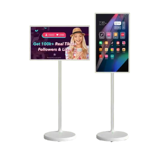 [NQ3058] شاشة عرض 128GB+6GB 32" ANDROID starkvion + كامرة  شحن