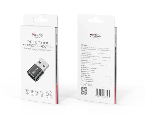 [NQ2695] Yesido GS09 Type-C to USB Connector Adapter