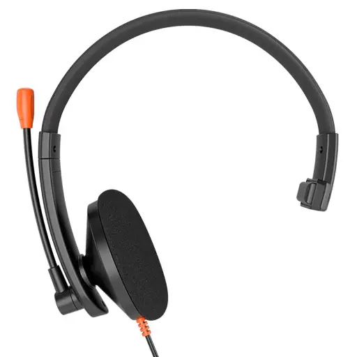 Meetion HP002U Mono Headset With Noise-Cancelling Mic
