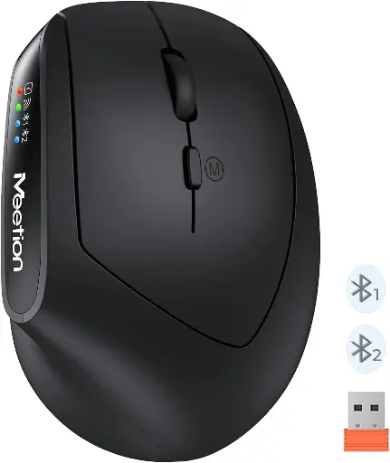 [NQ1708] Meetion BTM008 Mouse  New Dual Mode Type-C Rechargeable