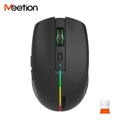 [NQ1736] Meetion Mouse BTM002 Black Portable Cordless 2.4G