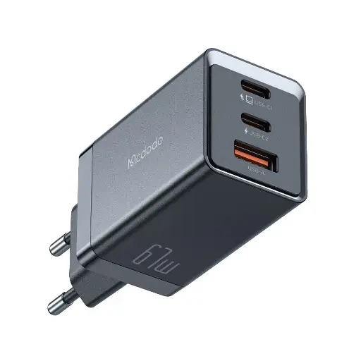 [NQ1676] Mcdodo GAN CHARGER  67W  Triple Ports (Type-C & USB)