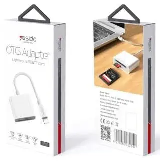 [NQ2627] YESIDO GS11 2 in 1 Multi-Function TF Card + SD Card to 8 Pin Converter Adapter